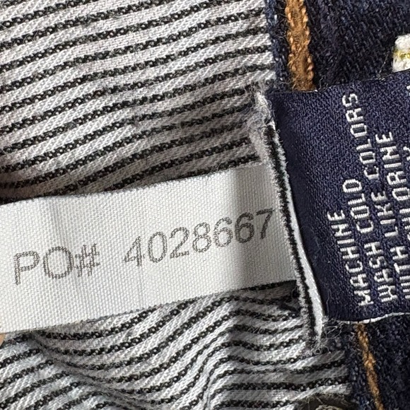 Madewell Rail Straight Jeans Women's 31x34 Dark Wash Stretch Classic - Picture 9 of 16